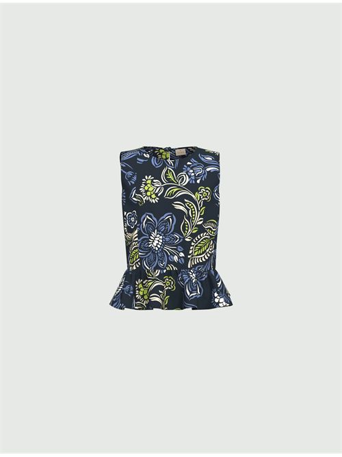 Top smanicato con balza EMME MARELLA | EMMOMBRINA091/002